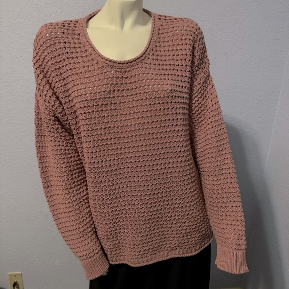 Madewell Sweaters - Madewell Open Stitch Auston Pullover Cotton Blend Sweater